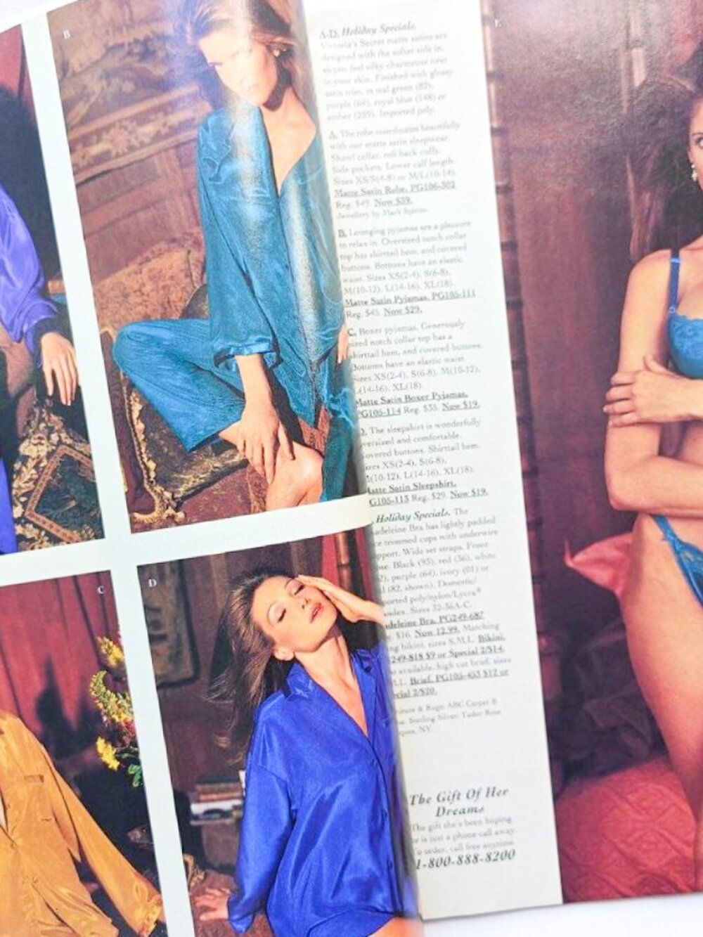Victoria’s Secret Holiday 1993 Special Gift Edition Catalog Lingerie Vintage - Picture 6 of 11